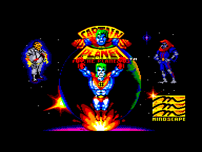 screenshot of the Amstrad CPC game Captain Planet and the Planeteers by GameBase CPC