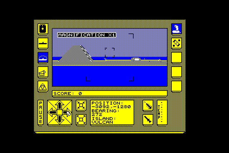 screenshot of the Amstrad CPC game Carrier Command by GameBase CPC