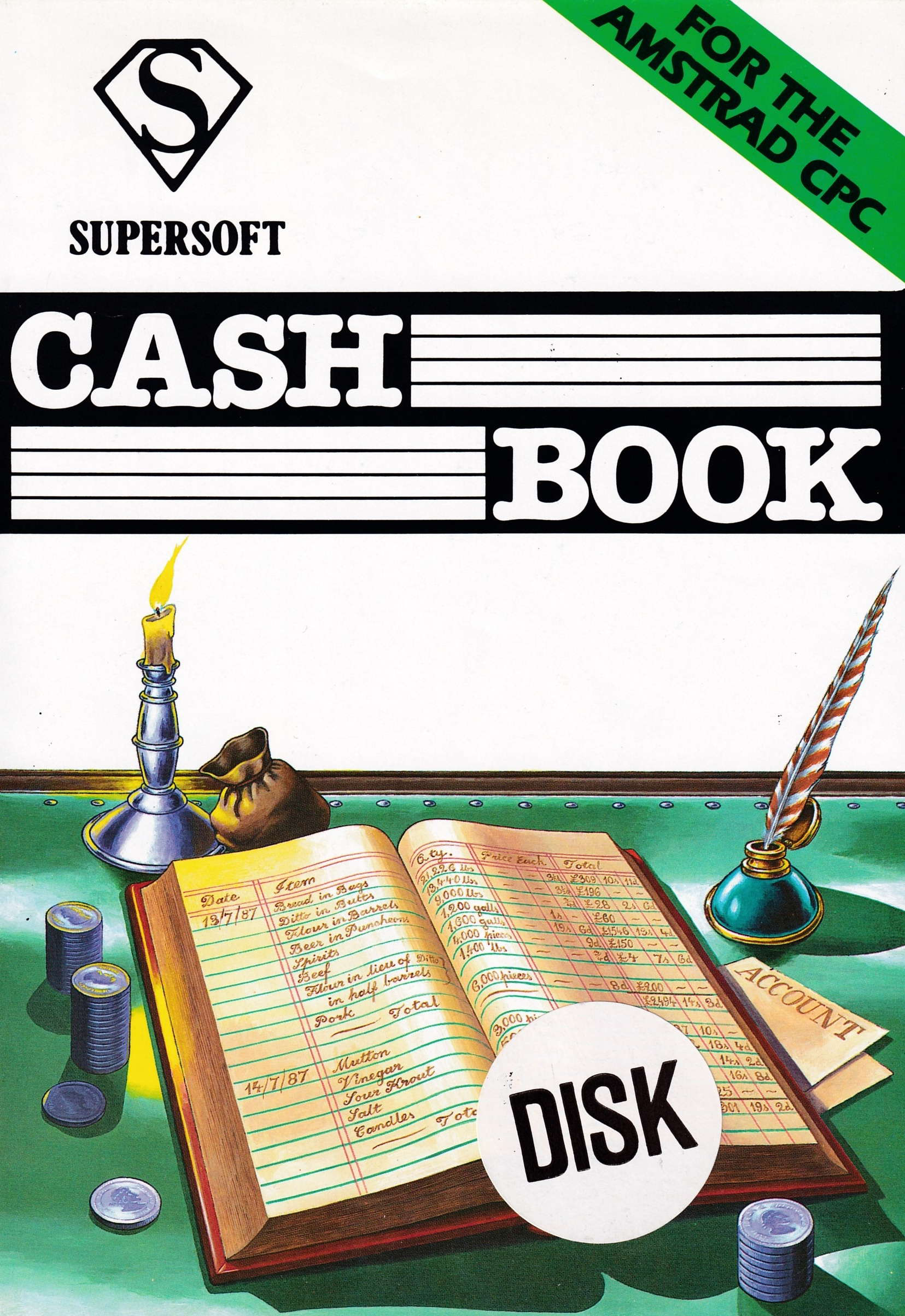 cover of the Amstrad CPC game Cash Book  by GameBase CPC