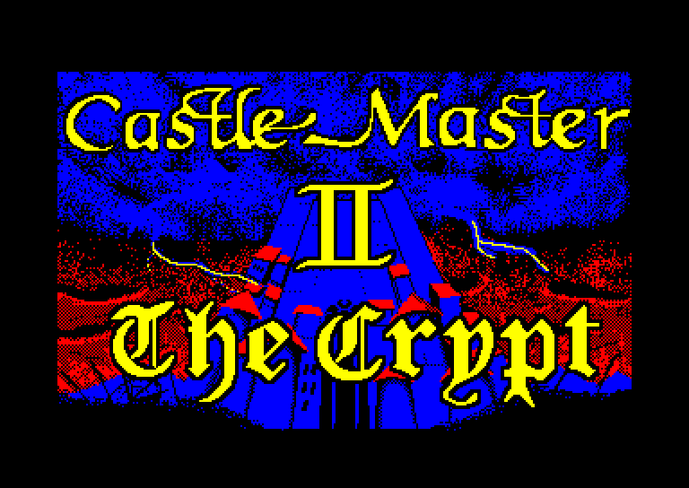 screenshot of the Amstrad CPC game Castle Master II - The Crypt