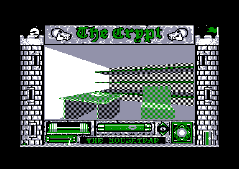 screenshot of the Amstrad CPC game Castle Master II - The Crypt by GameBase CPC