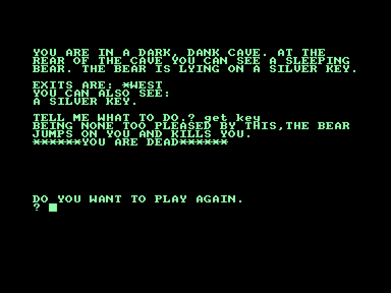 screenshot of the Amstrad CPC game Castle of the Skull Lord by GameBase CPC