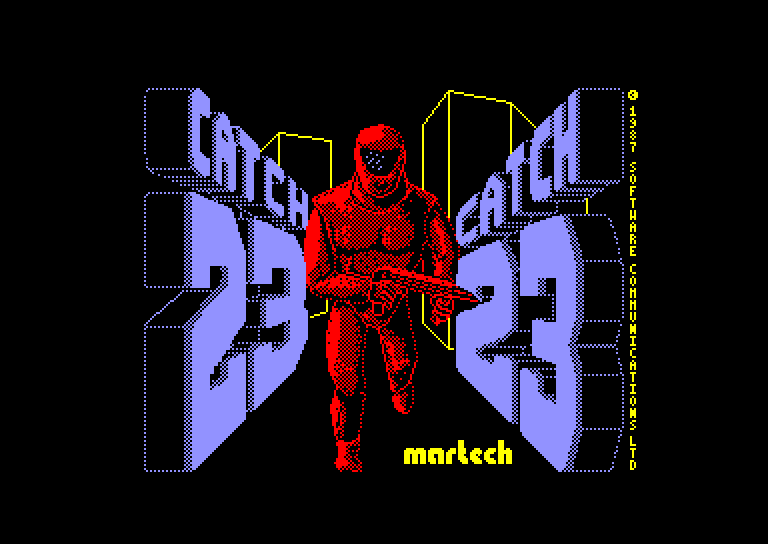 screenshot of the Amstrad CPC game Catch 23 by GameBase CPC