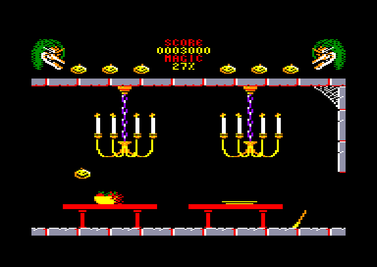 screenshot of the Amstrad CPC game Cauldron II by GameBase CPC