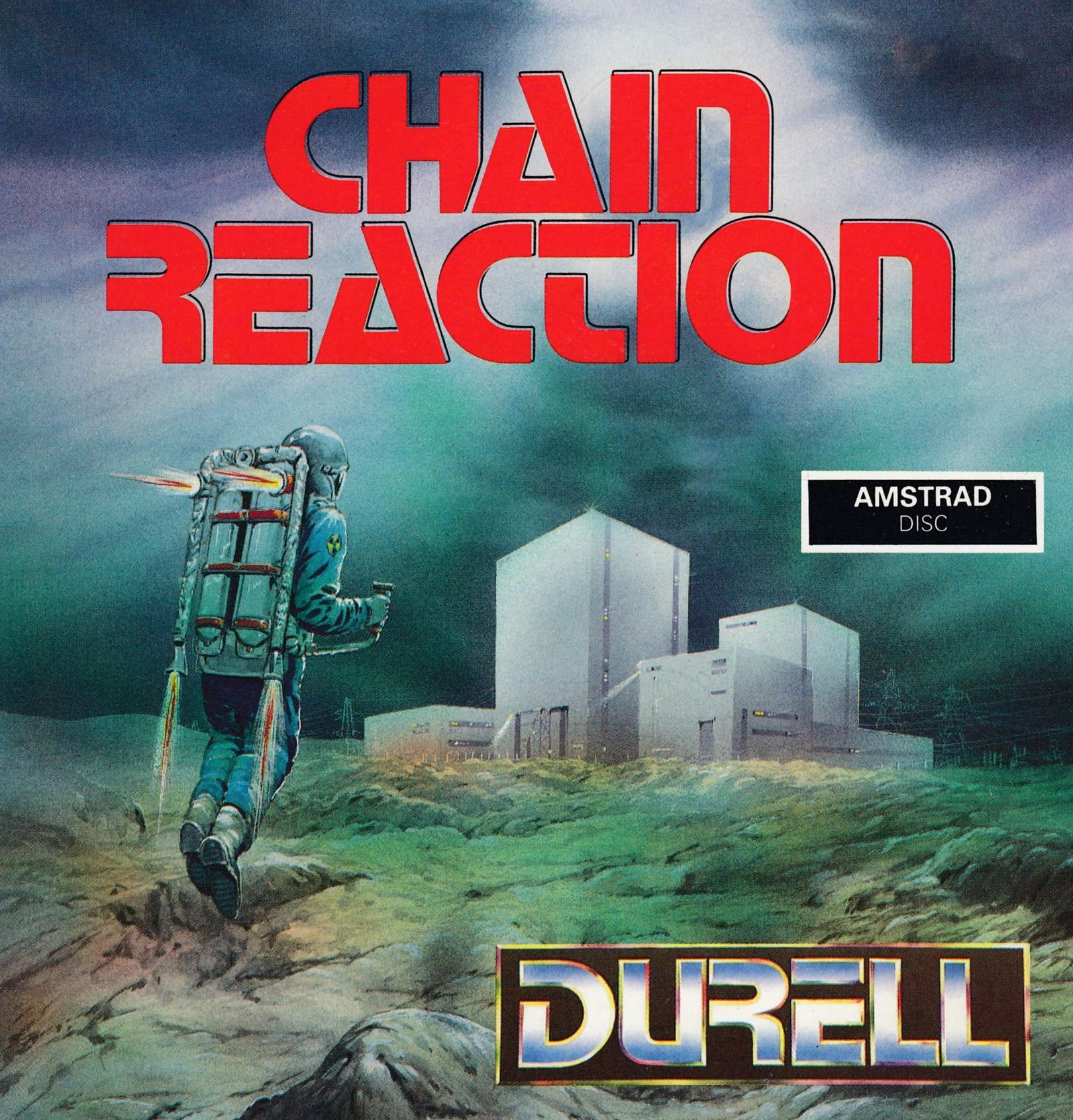 cover of the Amstrad CPC game Chain Reaction  by GameBase CPC