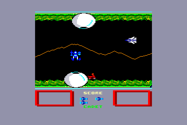 screenshot of the Amstrad CPC game Challenge of the Gobots by GameBase CPC