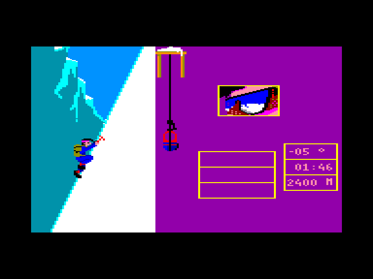 screenshot of the Amstrad CPC game Bivouac by GameBase CPC