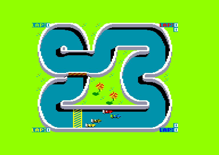 screenshot of the Amstrad CPC game Championship sprint by GameBase CPC