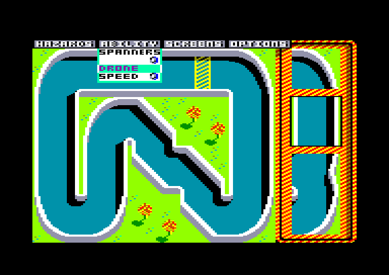 screenshot of the Amstrad CPC game Championship sprint by GameBase CPC