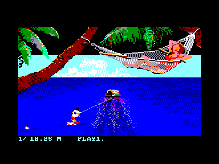 screenshot of the Amstrad CPC game Dieux de la Mer (les) by GameBase CPC