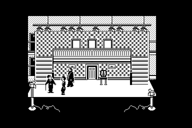 screenshot of the Amstrad CPC game Charlie Chaplin by GameBase CPC