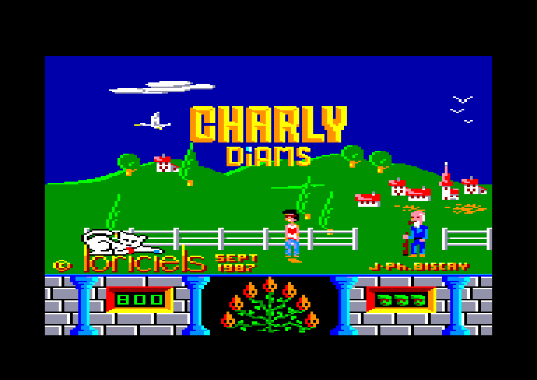 screenshot of the Amstrad CPC game Charly Diams by GameBase CPC