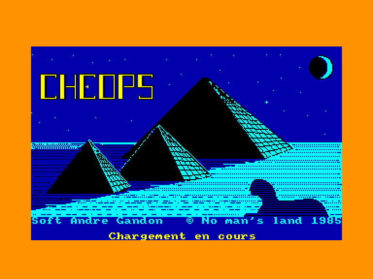 screenshot of the Amstrad CPC game Cheops by GameBase CPC