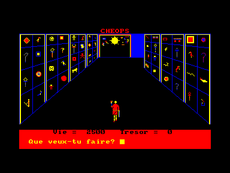 screenshot of the Amstrad CPC game Cheops by GameBase CPC