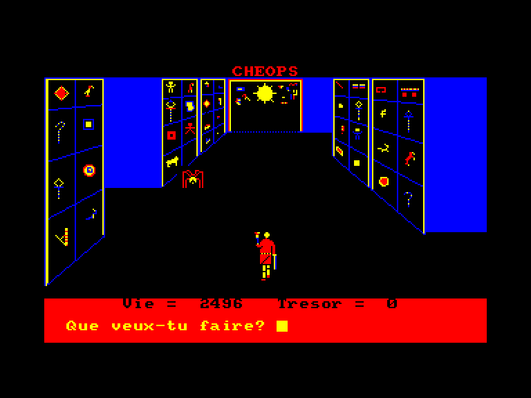 screenshot of the Amstrad CPC game Cheops by GameBase CPC