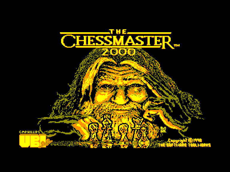 screenshot of the Amstrad CPC game Chessmaster 2000 (the) by GameBase CPC