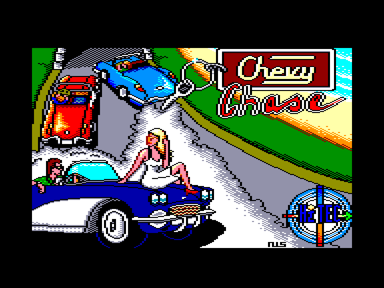 screenshot of the Amstrad CPC game Chevy chase by GameBase CPC