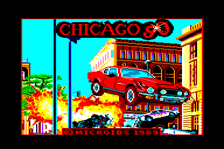 screenshot of the Amstrad CPC game Chicago 90 by GameBase CPC