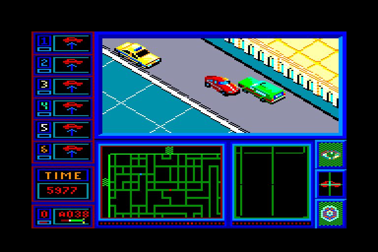 screenshot of the Amstrad CPC game Chicago 90 by GameBase CPC