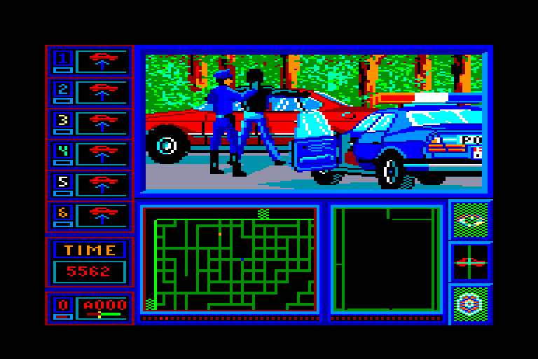 screenshot of the Amstrad CPC game Chicago 90 by GameBase CPC