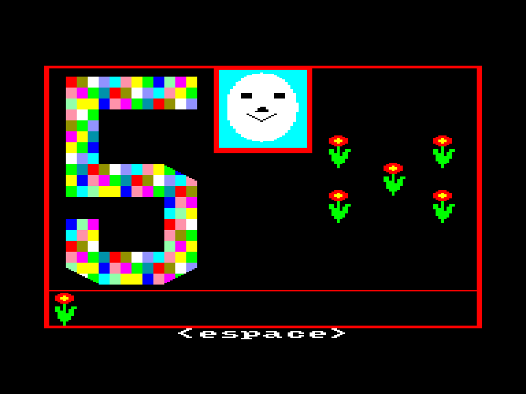 screenshot of the Amstrad CPC game Chiffres magiques (les) by GameBase CPC