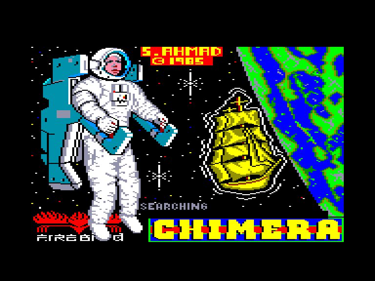 screenshot of the Amstrad CPC game Chimera by GameBase CPC