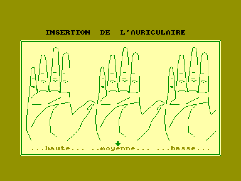 screenshot of the Amstrad CPC game Chirologie by GameBase CPC