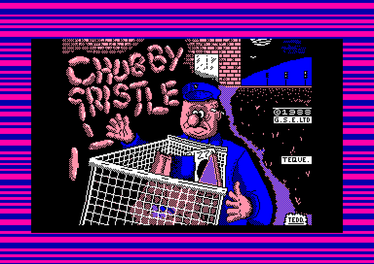 screenshot of the Amstrad CPC game Chubby gristle by GameBase CPC