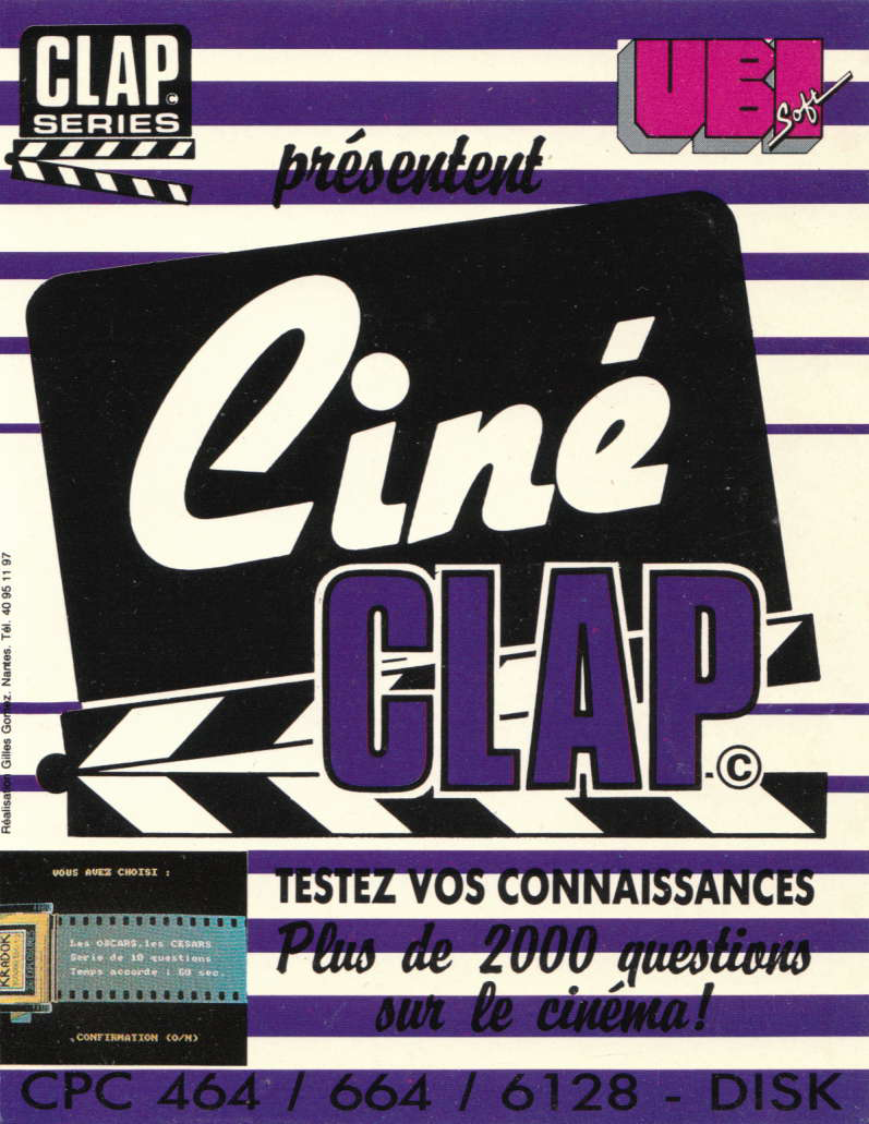 cover of the Amstrad CPC game Cine Clap  by GameBase CPC