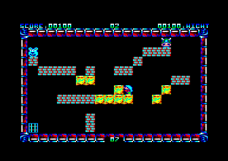 screenshot of the Amstrad CPC game Circus folie by GameBase CPC