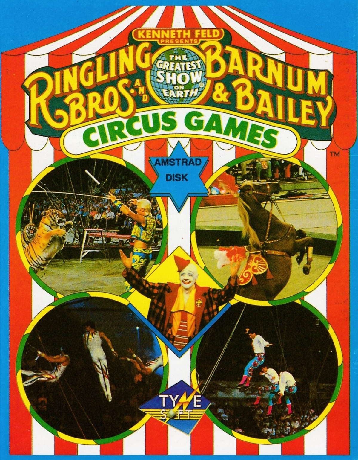 cover of the Amstrad CPC game Circus Games  by GameBase CPC