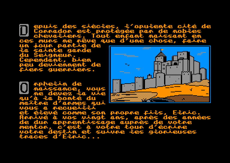 screenshot of the Amstrad CPC game Citadelle by GameBase CPC