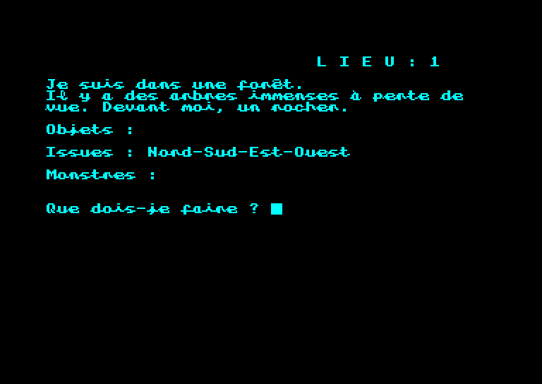 screenshot of the Amstrad CPC game Citadelle by GameBase CPC