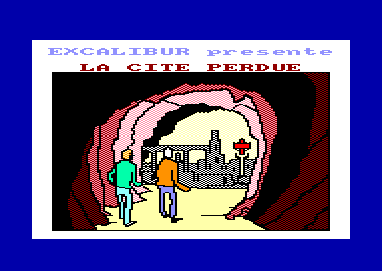 screenshot of the Amstrad CPC game Cite perdue (la) by GameBase CPC