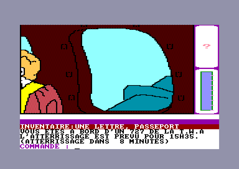screenshot of the Amstrad CPC game Cite perdue (la) by GameBase CPC