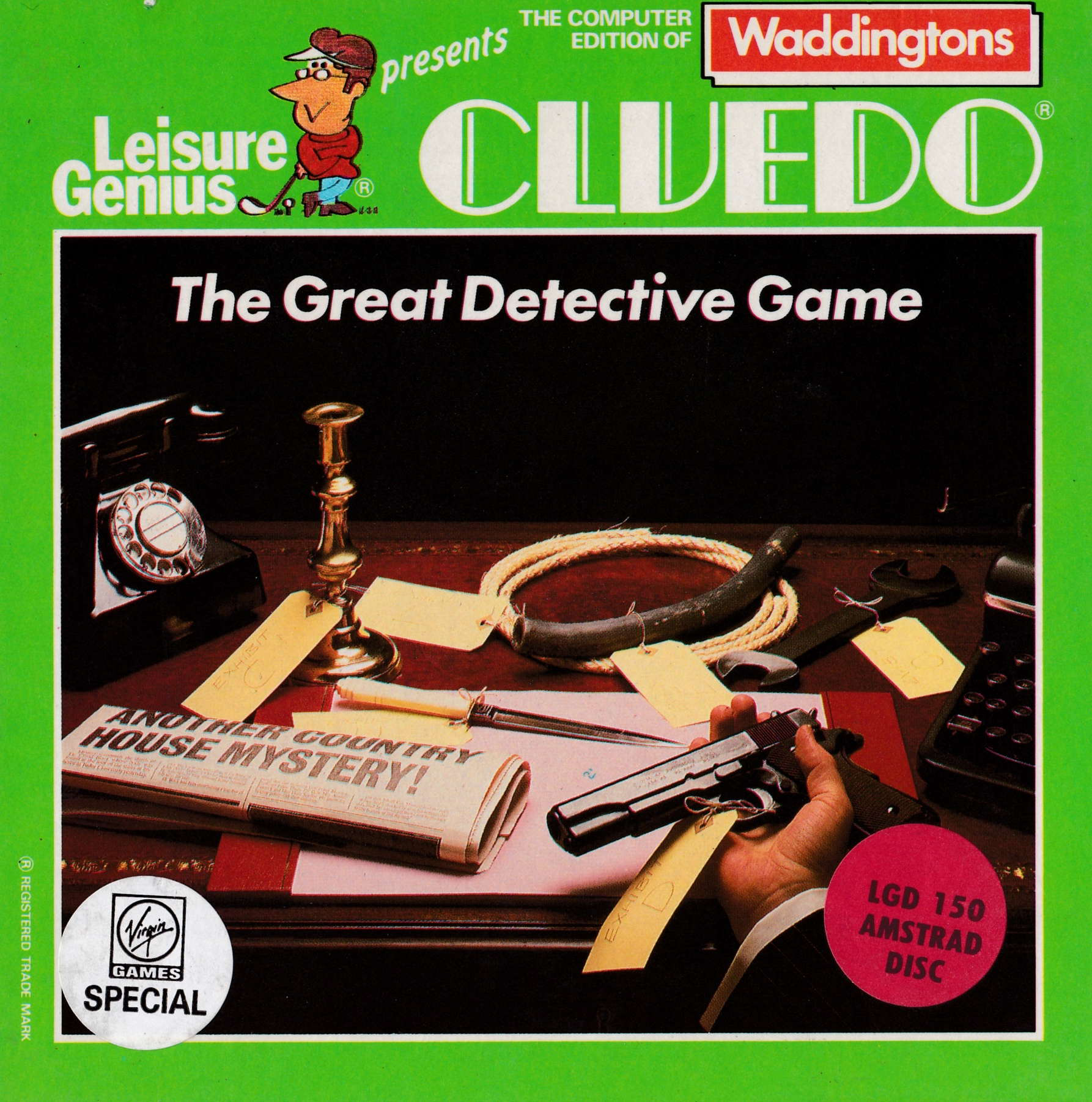 cover of the Amstrad CPC game Cluedo  by GameBase CPC