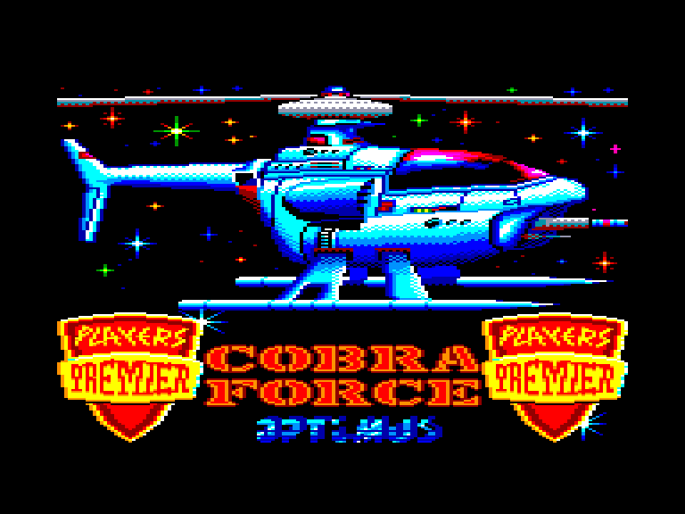 screenshot of the Amstrad CPC game Cobra Force by GameBase CPC