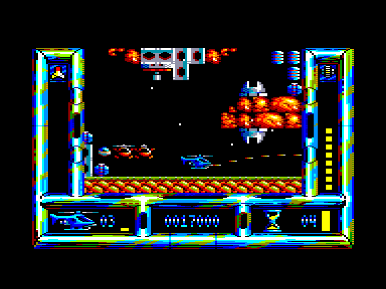 screenshot of the Amstrad CPC game Cobra Force by GameBase CPC