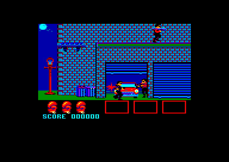 screenshot of the Amstrad CPC game Cobra stallone by GameBase CPC