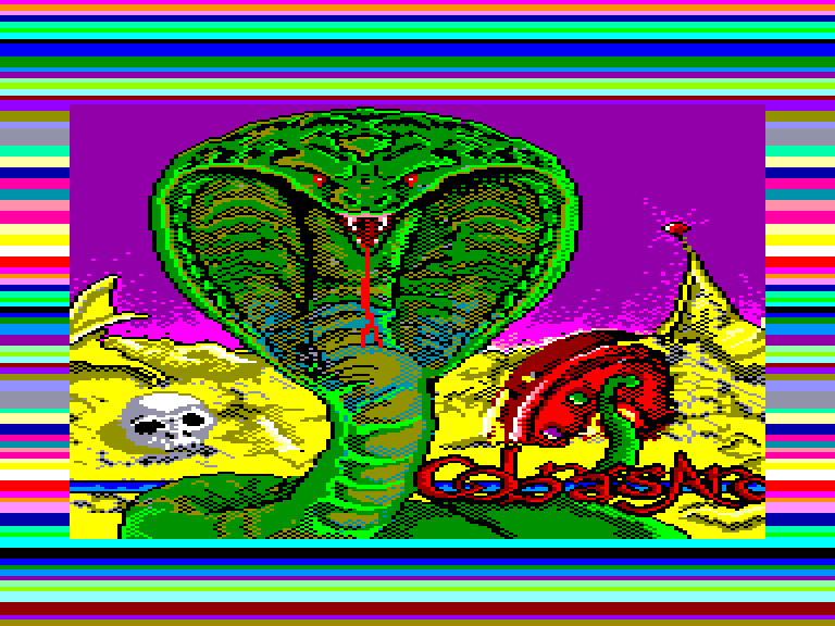 screenshot of the Amstrad CPC game Cobra's Arc by GameBase CPC