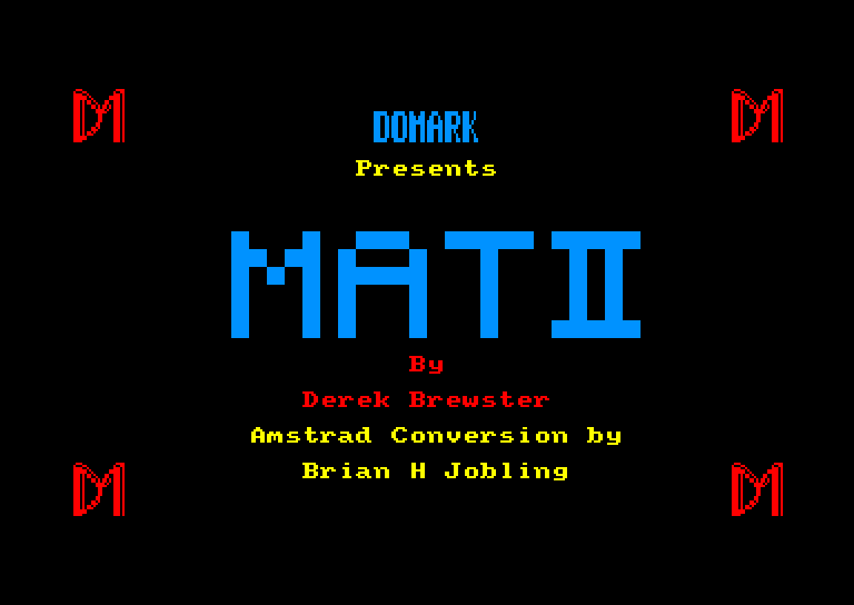 screenshot of the Amstrad CPC game Codename Mat 2 by GameBase CPC