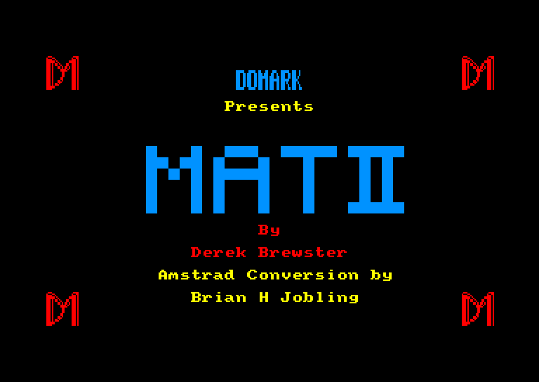 screenshot of the Amstrad CPC game Codename Mat 2