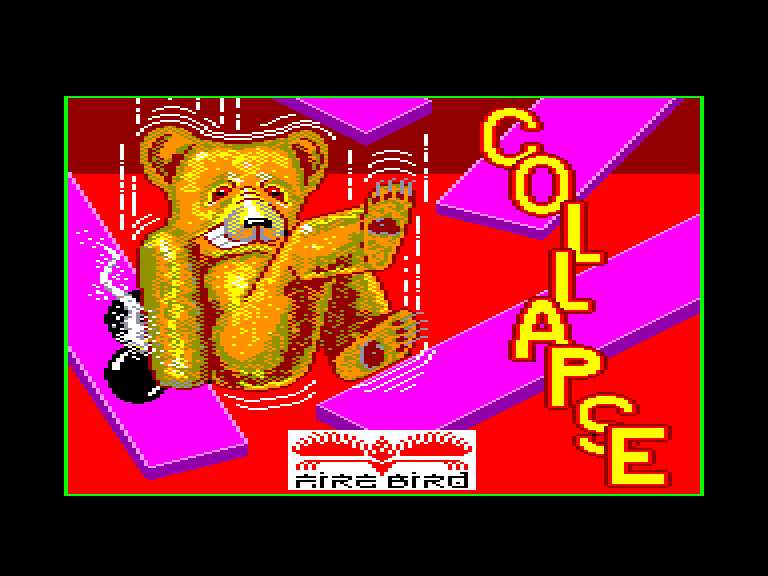 screenshot of the Amstrad CPC game Collapse by GameBase CPC