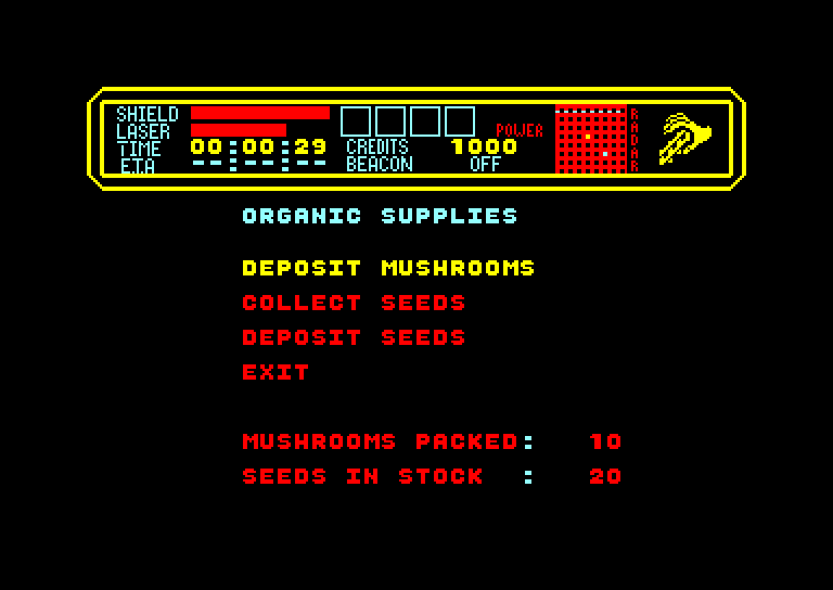 screenshot of the Amstrad CPC game Colony by GameBase CPC