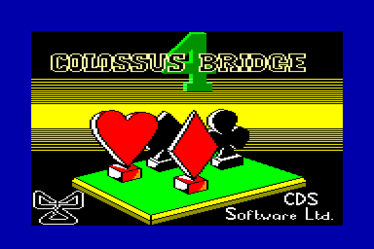 screenshot of the Amstrad CPC game Colossus Bridge 4 by GameBase CPC