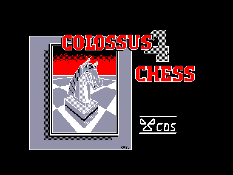 screenshot of the Amstrad CPC game Colossus Chess 4 by GameBase CPC