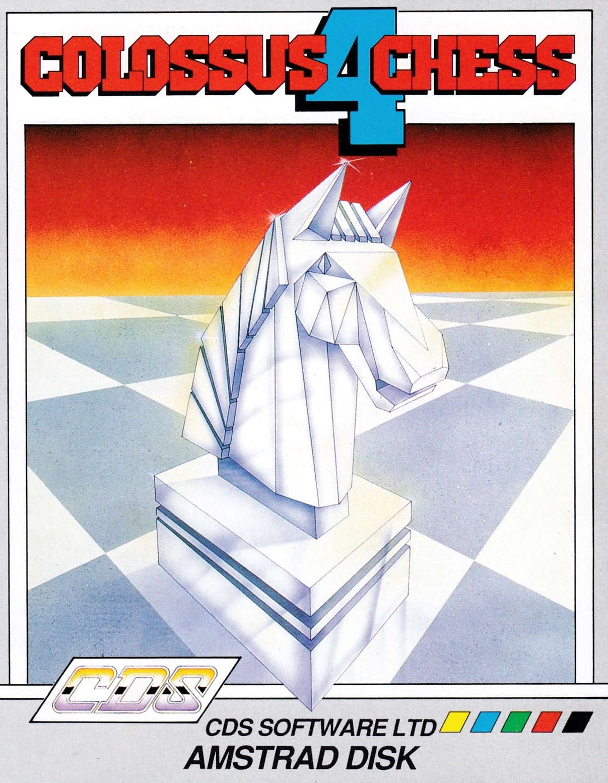 cover of the Amstrad CPC game Colossus Chess 4  by GameBase CPC