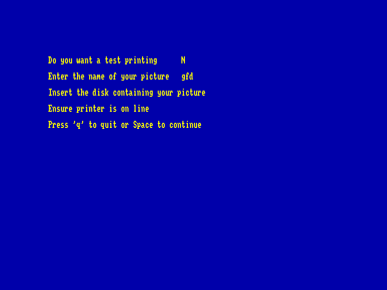 screenshot of the Amstrad CPC game Colourdump 2 by GameBase CPC