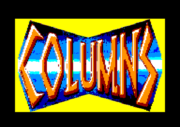 screenshot of the Amstrad CPC game Columns by GameBase CPC