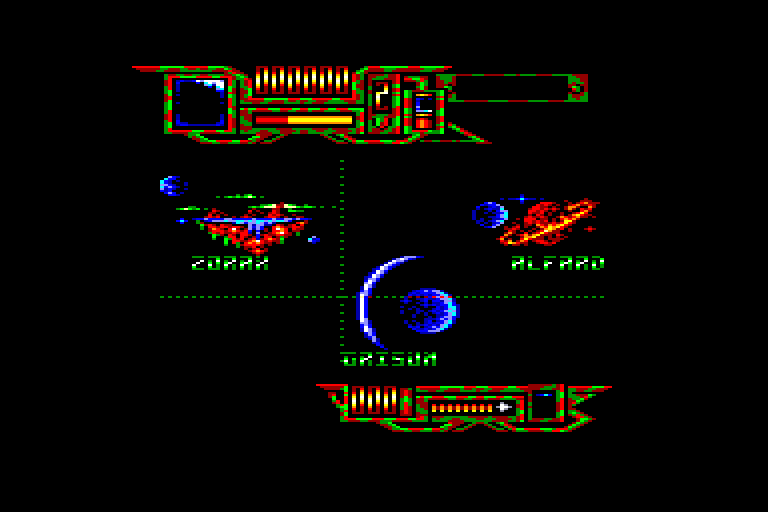 screenshot of the Amstrad CPC game Comando Tracer by GameBase CPC